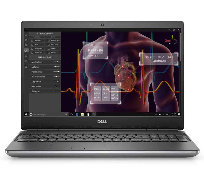 Dell Precision 7550 Intel Core i7-10850H
