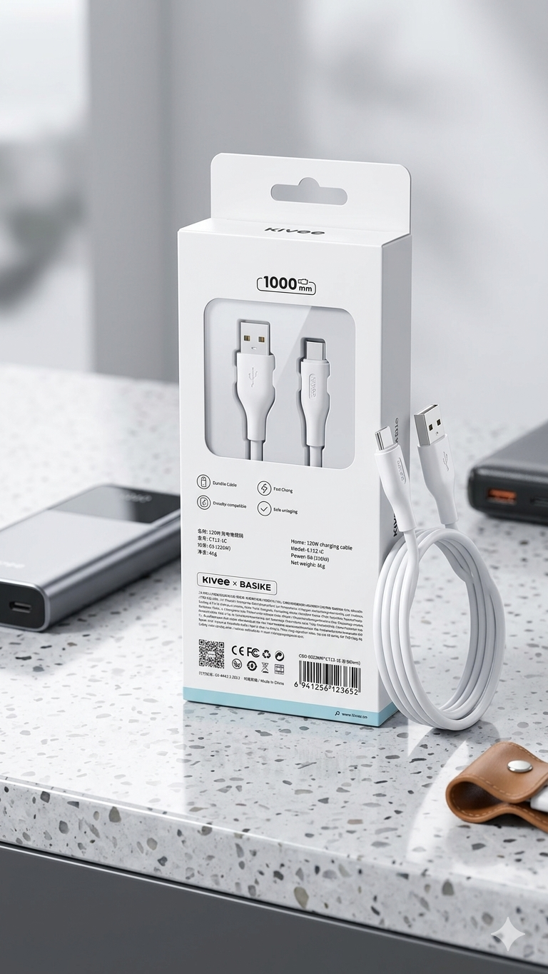 وصلة شحن USB إلى Type-C – Kivee x BASIKE